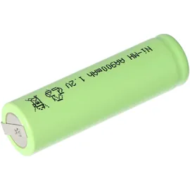 AccuCell NiMH Akku Flat Top Mignon AA 900 mAh 1 St.
