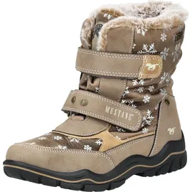 Mustang Stiefelette Stiefelette Kunstleder/Textil - Taupe - 37