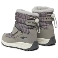 KangaROOS Vapor grey-zebra für Kinder, grau, Größe 33 EU