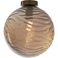 ECO-LIGHT Hängeleuchte "Nereide", beige (champagnerfarben), H: 32cm, Lampen, hochwertiges Glas