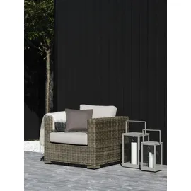 Brafab Windlicht Belfort Aluminium Beige