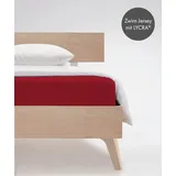 FLEURESSE Comfort 001117 Jersey 200 x 200 - 200 x 220 cm bordeaux