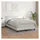 vidaXL Boxspringbett 140 x 190 cm Weiß