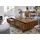MASSIVMOEBEL24.DE Couchtisch Mosayk Beige Akazie 120 x 70 x 40 cm