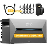 Anker Solix Solarbank 2 E1600 Pro 4 MPPTs 2400W PV Balkonkraftwerk Solarspeicher