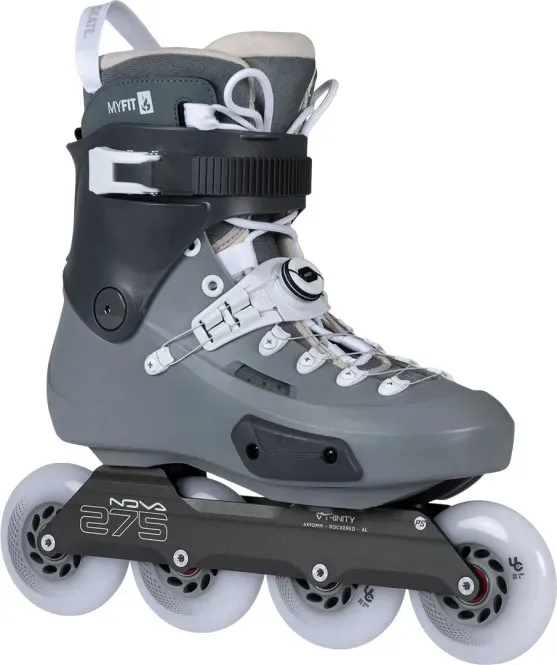 POWERSLIDE ZOOM PRO 90 PDS Inline Skate 2026 grey - 42,5-43