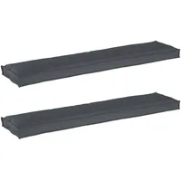 VidaXL Pallet-Kissen für Bänke 2er Set Anthrazit 180x40x8 cm