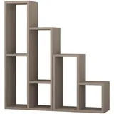 Decortie Sule Moderner Pflanzenständer Mokka Grau Mehrzweck H 89cm