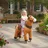 aiyaplay Reitpferd, Spielpferd zum Reiten mit Sattel Rollen, 75 cm Stehpferd Plüschpferd