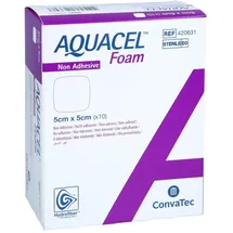 tovalcare gmbh Aquacel Foam nicht adhäsiv 5x5 cm Schaumverband
