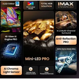Hisense 55U8Q 55 Zoll MiniLED ULED 4K Smart TV
