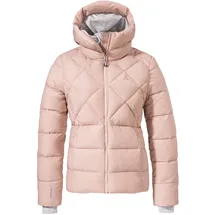 Schöffel Damen Ins Jacket Boston L, warme Winterjacke aus recycelten Materialien, leichte Steppjacke mit Kapuze, winddicht und wasserabweisend, mushroom, 48