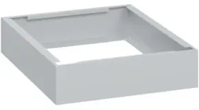 C+P auf 100mm hohem Sockel 100x400x500mm Sockelfarbe RAL 7035 Lichtgrau Material Unterbau Stahl