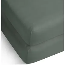 ASPERO Spannbettlaken Bambus 90-100 x 200 cm grau 2 St.