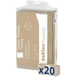 Wepa Satino Papierhandtücher PureSoft 3200 Blatt 2-lagig