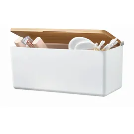 Tesa Aufbewahrungsbox Baboo 24,2 x 10,2 x 11 cm 1-tlg. weiß