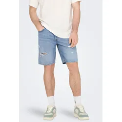 ONLY & SONS Jeansbermudas ONLY & SONS Light Blue Denim M