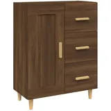 vidaXL Sideboard Braun Eichen-Optik 69,5x34x90 cm Holzwerkstoff