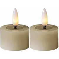 Star Trading Flamme Flow LED-Kerze 5 cm beige