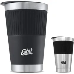 ESBIT Thermobecher Isolierbecher Sculptor Kaffee Auto Becher Kaffeetasse 550 ml Farbe: Edelstahl