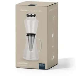 BEEM Cold Drip Kaffeebereiter 0,5 l Silber/Transparent