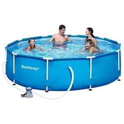 Steel Pro MAX Frame Pool 305x76 Rund 10FT BESTWAY 3in1