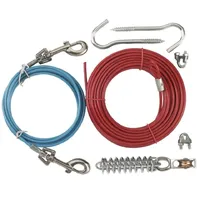 Kerbl Set Gartenleine (Hund), Halsband + Leine