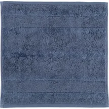 CAWÖ Noblesse II Handtuch 30 x 30 cm dunkelblau