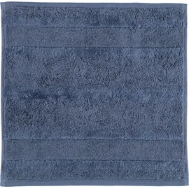 CAWÖ Noblesse II Handtuch 30 x 30 cm dunkelblau