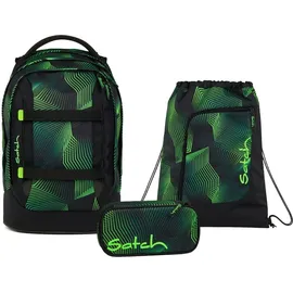 Satch Pack 3-tlg. Seismic Green