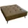 KAWOLA Hocker WIOLO Leder 30 x 40 x 30 cm Beige/Braun