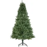 Tectake Künstlicher Weihnachtsbaum grün 210 cm
