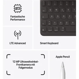 Apple iPad 10,2" (9. Generation 2021) 256 GB Wi-Fi + Cellular silber