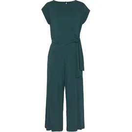 LASCANA Culotte-Overall mit Knotendetail in der Taille, femininer Jumpsuit, festlich grün 36