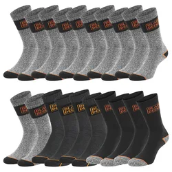 Black+Decker Crew Work Socks Unisex Herren Damen Arbeitssocken 10er Pack in 39-42 Blau 5