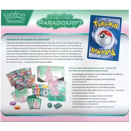 Pokémon Top Trainer Box Karmesin & Purpur Eisenkrieger