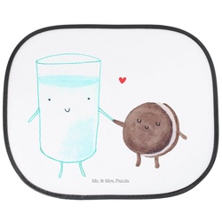 Sonnenschutz Milch & Keks – Weiß – Geschenk, lustige Sprüche, Kekse, Tiere, Kaffee, Mr. & Mrs. Panda, Seidenmatt weiß