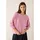 More & More Rundhalspullover mit Glanzeffekt Rosa 36