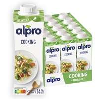 ALPRO Soja-Kochcrème Cooking, Vegan, Laktosefrei, Glutenfrei, UHT, 15x250ml, 15er