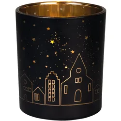 Teelichthalter aus Glas " Lichtstadt " von räder design - Weihnachten Weihnachtsdekoration