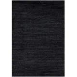 Mozato Novel Webteppich Gabeh, Anthrazit, Textil, Uni, rechteckig, 120x170 cm, Teppiche & Böden, Teppiche, Moderne Teppiche