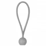 Bradas 10 Stk. Spanngummi Set mit Kugel grau