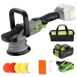 WorkPro 20 V Akku-Poliermaschine inkl. 1 x 4,0 Ah + Aufbewahrungstasche