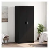 vidaXL Drehtürenschrank 80 x 180 x 52 cm schwarz