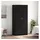 vidaXL Drehtürenschrank 80 x 180 x 52 cm schwarz