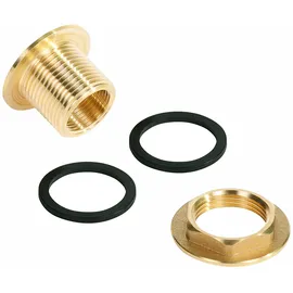 VARIOSAN Regentonnendurchführung 3-teilig 3/4" gold