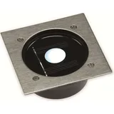 ChiliTec 20839 Solar LED Bodenstrahler "CTB-E", eckig 10x10x4cm, IP44, Edelstahl-Front