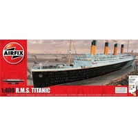 Airfix A50146A 1:400 Small Gift Set - RMS Titanic Modellbausatz, Modellbauzubehör, Mehrfarbig, 1: 400 Scale