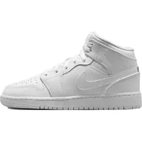 Jordan 1 Mid Teens White/White/White 39