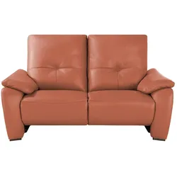 Wohnwert Ledersofa  Halina , orange , Maße (cm): B: 169 H: 98 T: 98